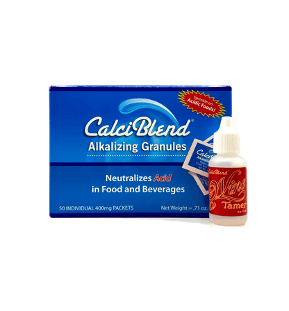 CalciBlend and Wine Tamer Food and Wine Acid Reducing Product Bundle