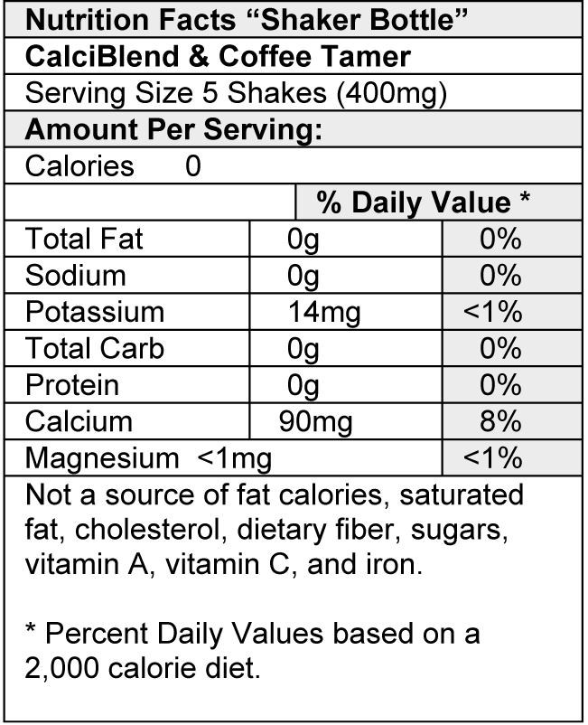 CalciBlend_Shaker_Nutrition_Label